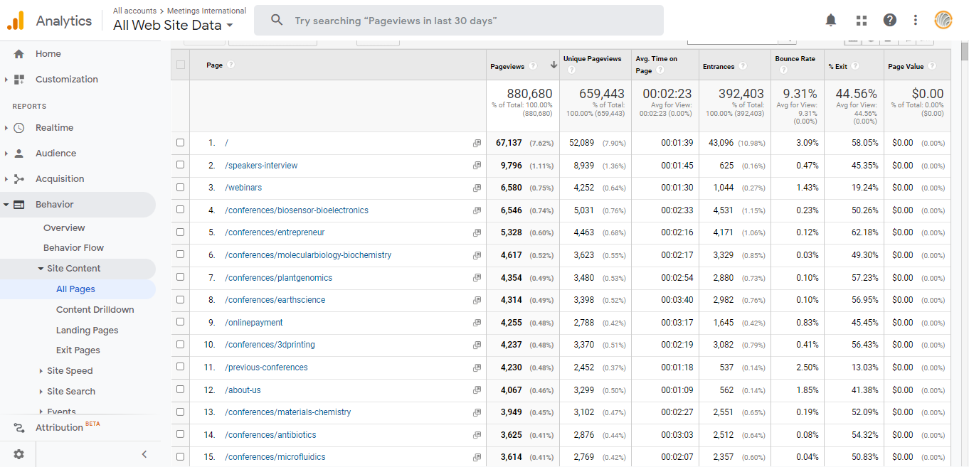 Visitor Analysis Report